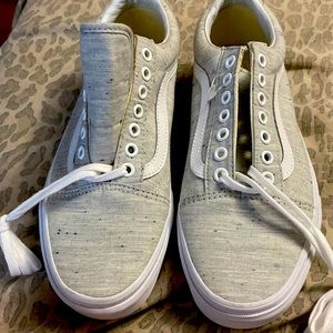 Vans off the wall sneakers LT grey ish size 9